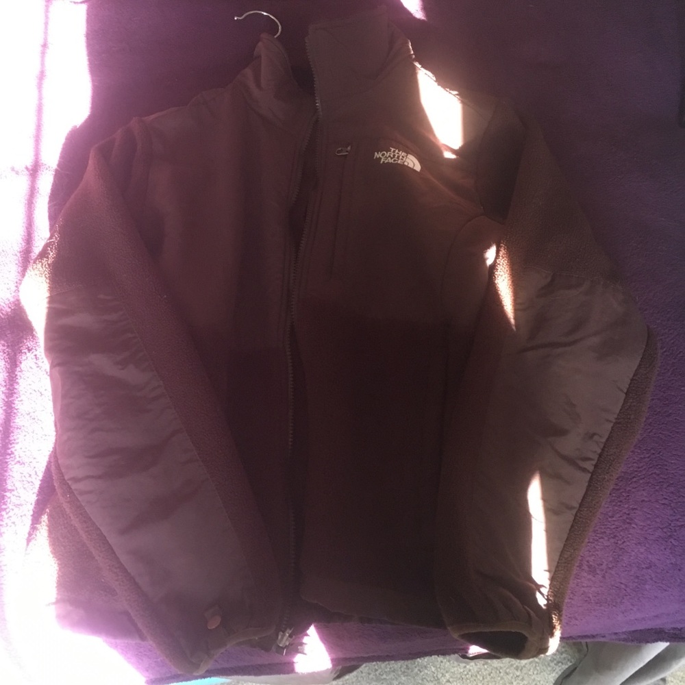 The north face jacket. Brown